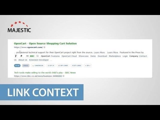 majestic maps and categorizes the web 159704