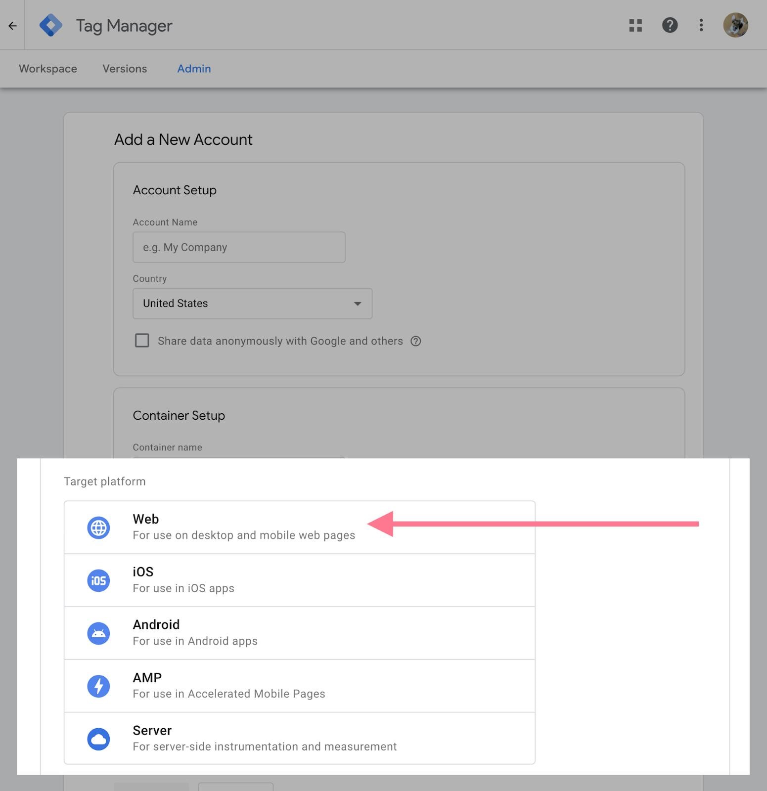 Cách thiết lập Google Tag Manager